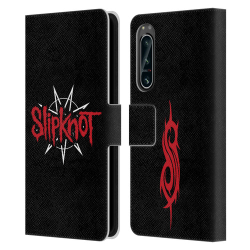 Slipknot We Are Not Your Kind Star Crest Logo Leather Book Wallet Case Cover For Sony Xperia 5 IV