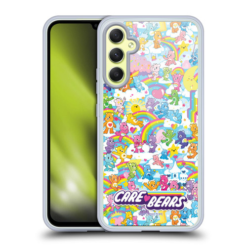 Care Bears 40th Anniversary Rainbow Soft Gel Case for Samsung Galaxy A34 5G