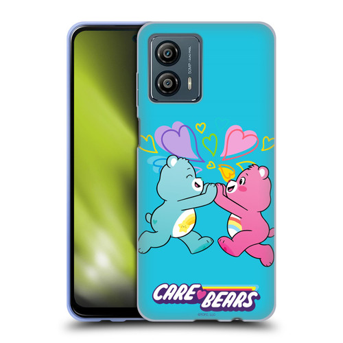 Care Bears Characters Funshine, Cheer And Grumpy Group 2 Soft Gel Case for Motorola Moto G53 5G