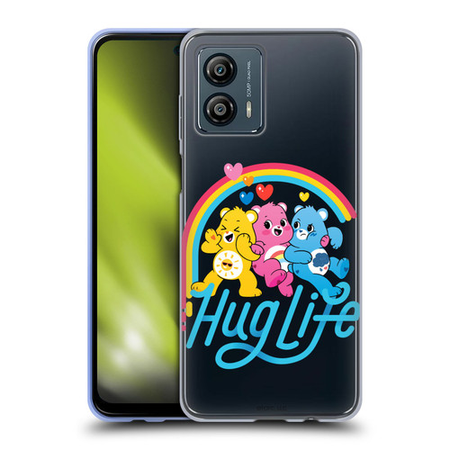 Care Bears Graphics Group Hug Life Soft Gel Case for Motorola Moto G53 5G