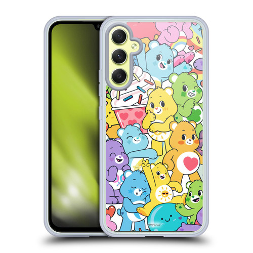 Care Bears Sweet And Savory Character Pattern Soft Gel Case for Samsung Galaxy A34 5G