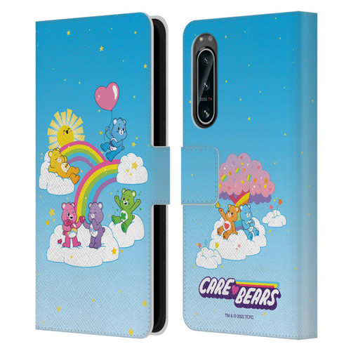 Care Bears 40th Anniversary Iconic Leather Book Wallet Case Cover For Sony Xperia 5 IV