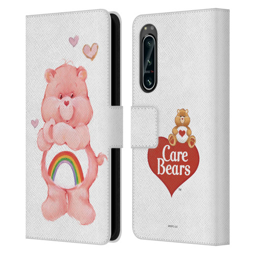 Care Bears Classic Cheer Leather Book Wallet Case Cover For Sony Xperia 5 IV
