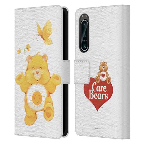 Care Bears Classic Funshine Leather Book Wallet Case Cover For Sony Xperia 5 IV