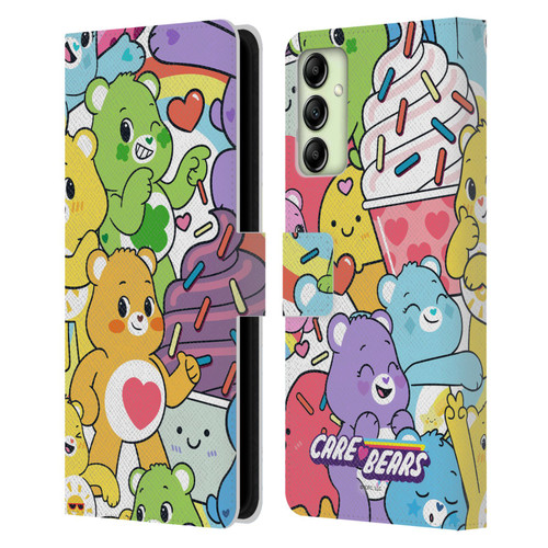 Care Bears Sweet And Savory Character Pattern Leather Book Wallet Case Cover For Samsung Galaxy A14 5G