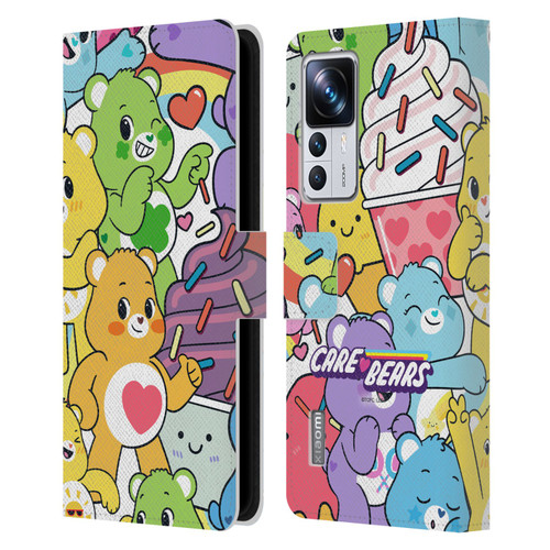 Care Bears Sweet And Savory Character Pattern Leather Book Wallet Case Cover For Xiaomi 12T Pro