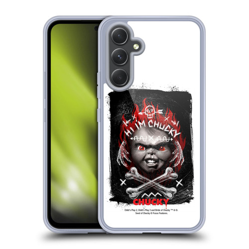 Child's Play Key Art Hi I'm Chucky Grunge Soft Gel Case for Samsung Galaxy A54 5G