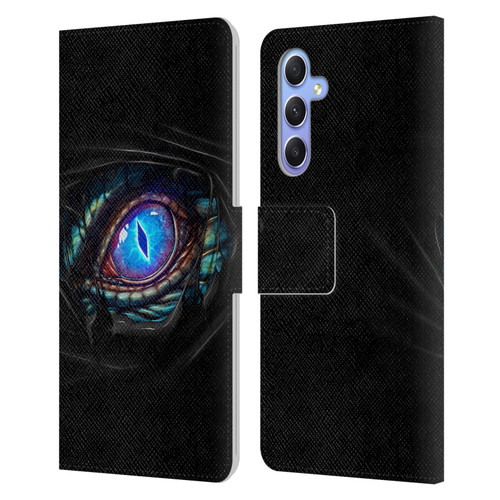Christos Karapanos Mythical Dragon's Eye Leather Book Wallet Case Cover For Samsung Galaxy A34 5G