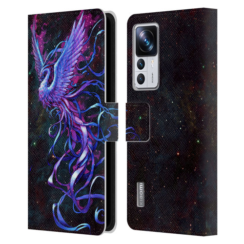 Christos Karapanos Mythical Phoenix Leather Book Wallet Case Cover For Xiaomi 12T Pro