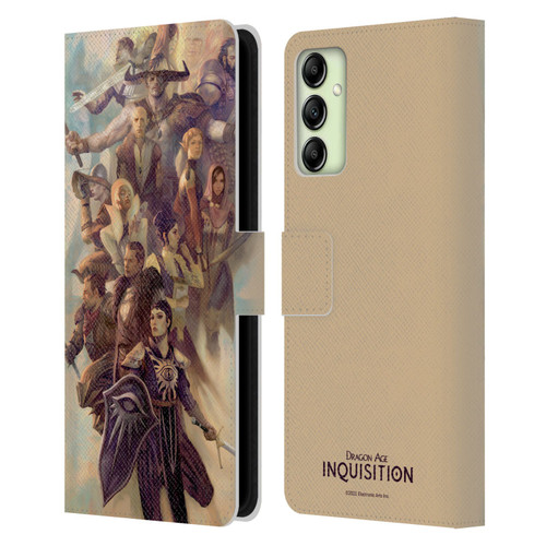 EA Bioware Dragon Age Inquisition Graphics Companions And Advisors Leather Book Wallet Case Cover For Samsung Galaxy A14 5G