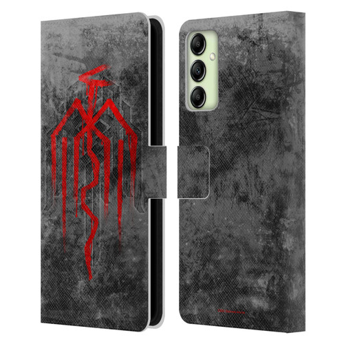 EA Bioware Dragon Age Heraldry City Of Chains Symbol Leather Book Wallet Case Cover For Samsung Galaxy A14 5G