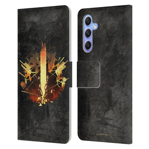 EA Bioware Dragon Age Heraldry Chantry Leather Book Wallet Case Cover For Samsung Galaxy A34 5G