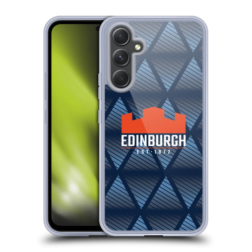 Edinburgh Rugby Graphics Pattern Soft Gel Case for Samsung Galaxy A54 5G