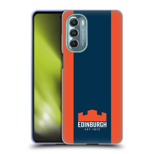 Edinburgh Rugby Logo Art Stripes Soft Gel Case for Motorola Moto G Stylus 5G (2022)