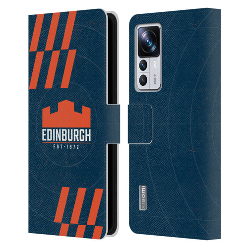 Edinburgh Rugby Logo Art Navy Blue Leather Book Wallet Case Cover For Xiaomi 12T Pro