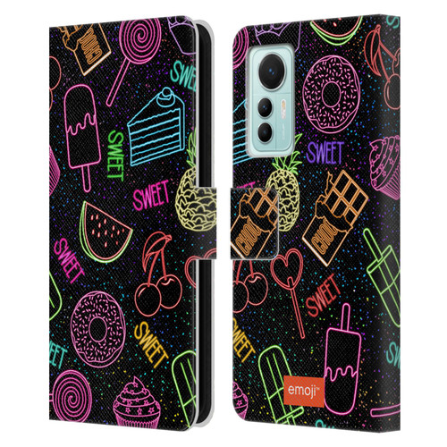 emoji® Neon Sweet Leather Book Wallet Case Cover For Xiaomi 12 Lite