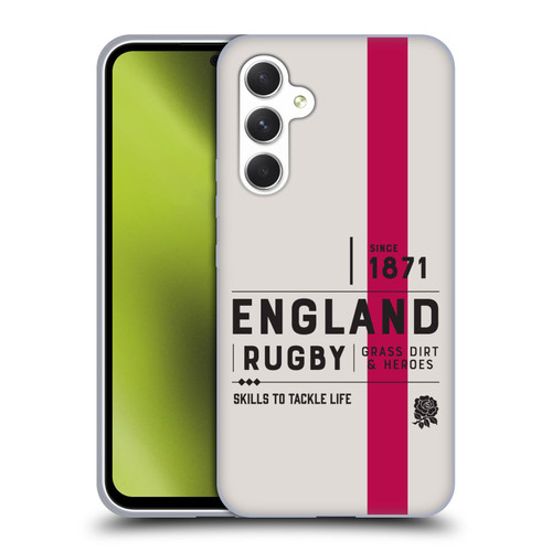 England Rugby Union History Since 1871 Soft Gel Case for Samsung Galaxy A54 5G