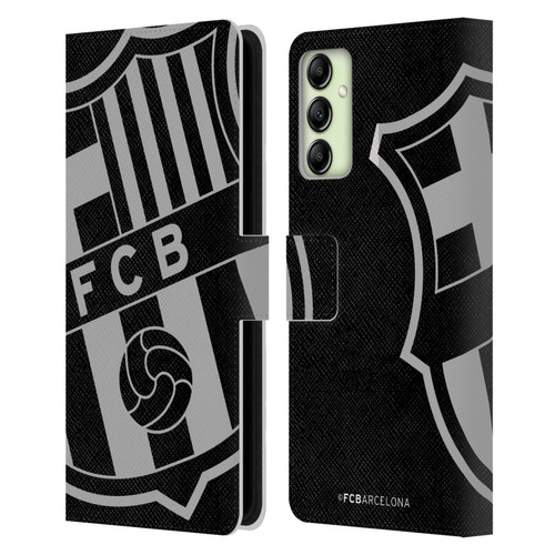 FC Barcelona Crest Oversized Leather Book Wallet Case Cover For Samsung Galaxy A14 5G