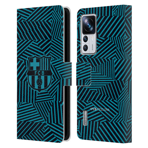 FC Barcelona Crest Black Leather Book Wallet Case Cover For Xiaomi 12T Pro