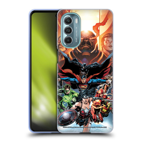 Justice League DC Comics Comic Book Covers #10 Darkseid War Soft Gel Case for Motorola Moto G Stylus 5G (2022)
