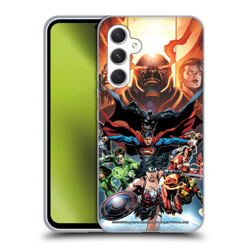 Justice League DC Comics Comic Book Covers #10 Darkseid War Soft Gel Case for Samsung Galaxy A54 5G