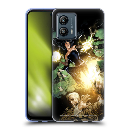 Justice League DC Comics Dark Comic Art Constantine and Zatanna Soft Gel Case for Motorola Moto G53 5G