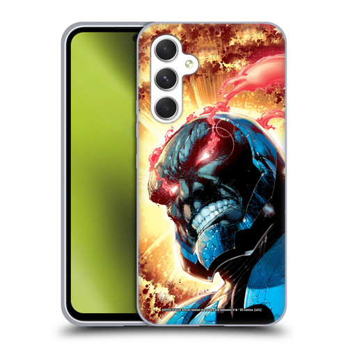 Justice League DC Comics Darkseid Comic Art New 52 #6 Cover Soft Gel Case for Samsung Galaxy A54 5G