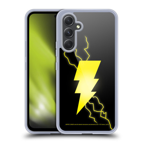 Justice League DC Comics Shazam Black Adam Classic Logo Soft Gel Case for Samsung Galaxy A54 5G