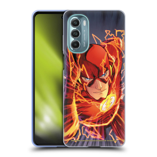 Justice League DC Comics The Flash Comic Book Cover Vol 1 Move Forward Soft Gel Case for Motorola Moto G Stylus 5G (2022)