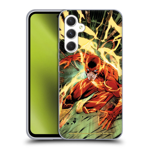 Justice League DC Comics The Flash Comic Book Cover New 52 #9 Soft Gel Case for Samsung Galaxy A54 5G