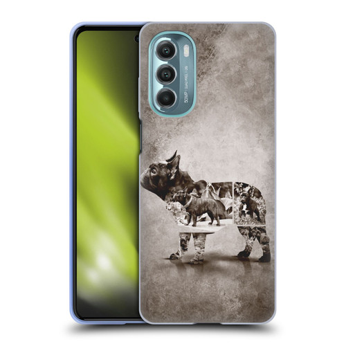 Klaudia Senator French Bulldog Vintage Soft Gel Case for Motorola Moto G Stylus 5G (2022)