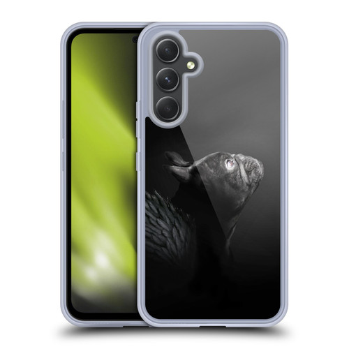 Klaudia Senator French Bulldog Angel Soft Gel Case for Samsung Galaxy A54 5G
