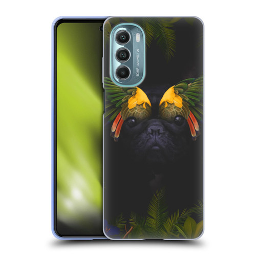 Klaudia Senator French Bulldog 2 Bird Feathers Soft Gel Case for Motorola Moto G Stylus 5G (2022)