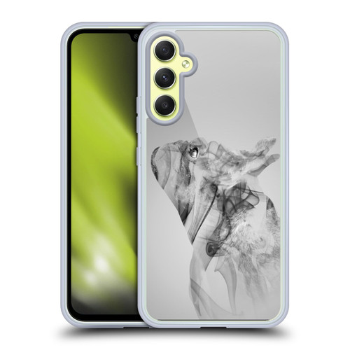 Klaudia Senator French Bulldog 2 Emotions Soft Gel Case for Samsung Galaxy A34 5G