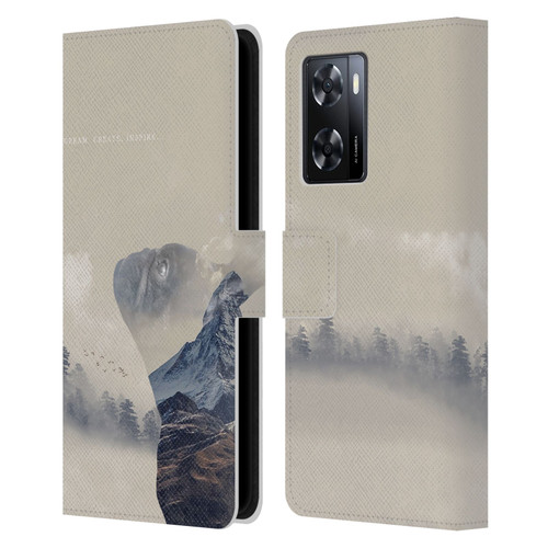 Klaudia Senator French Bulldog 2 Dream Leather Book Wallet Case Cover For OPPO A57s