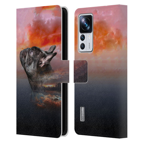 Klaudia Senator French Bulldog 2 Reminisce Leather Book Wallet Case Cover For Xiaomi 12T Pro