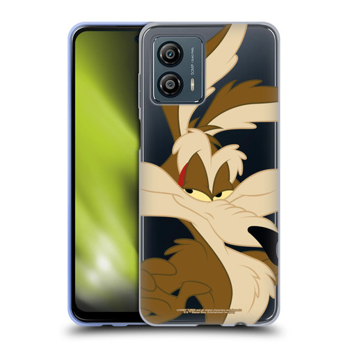 Looney Tunes Characters Wile E. Coyote Soft Gel Case for Motorola Moto G53 5G