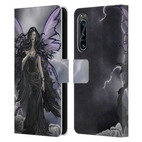 Nene Thomas Gothic Storm Fairy With Lightning Leather Book Wallet Case Cover For Sony Xperia 5 IV
