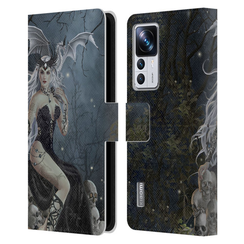 Nene Thomas Gothic Mad Queen Of Skulls Dragon Leather Book Wallet Case Cover For Xiaomi 12T Pro