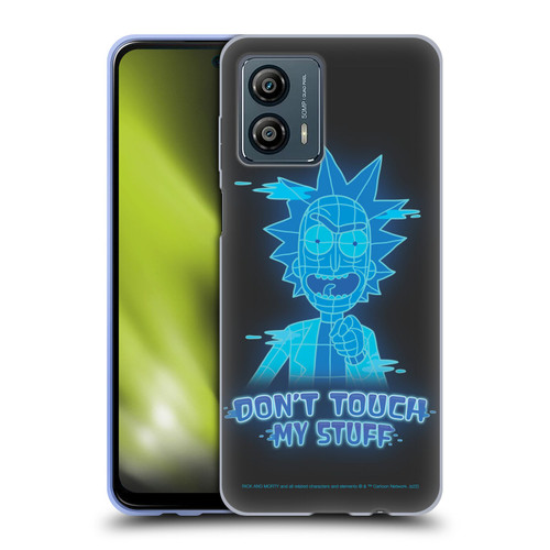 Rick And Morty Season 5 Graphics Don't Touch My Stuff Soft Gel Case for Motorola Moto G53 5G