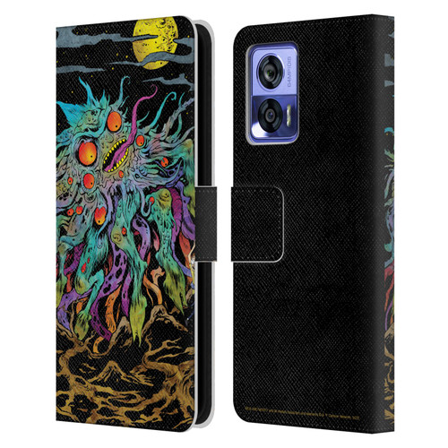 Rick And Morty Season 1 & 2 Graphics The Dunrick Horror Leather Book Wallet Case Cover For Motorola Edge 30 Neo 5G
