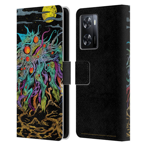 Rick And Morty Season 1 & 2 Graphics The Dunrick Horror Leather Book Wallet Case Cover For OPPO A57s
