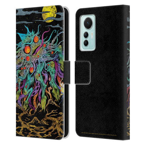 Rick And Morty Season 1 & 2 Graphics The Dunrick Horror Leather Book Wallet Case Cover For Xiaomi 12 Lite