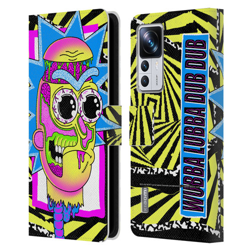 Rick And Morty Season 1 & 2 Graphics Rick Leather Book Wallet Case Cover For Xiaomi 12T Pro