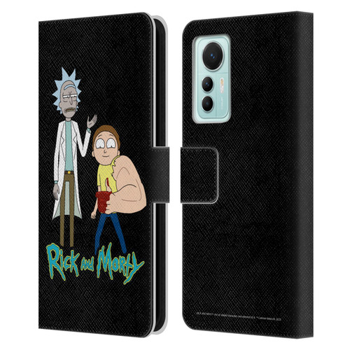 Rick And Morty Season 3 Character Art Rick and Morty Leather Book Wallet Case Cover For Xiaomi 12 Lite