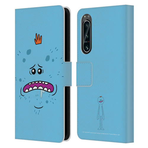 Rick And Morty Season 4 Graphics Mr. Meeseeks Leather Book Wallet Case Cover For Sony Xperia 5 IV