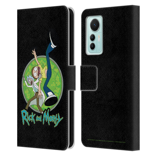 Rick And Morty Season 4 Graphics Character Art Leather Book Wallet Case Cover For Xiaomi 12 Lite