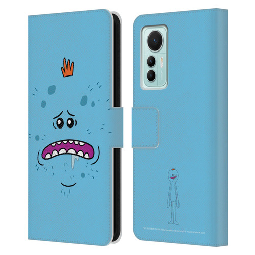Rick And Morty Season 4 Graphics Mr. Meeseeks Leather Book Wallet Case Cover For Xiaomi 12 Lite