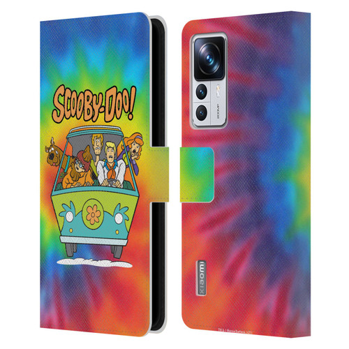Scooby-Doo Mystery Inc. Tie Dye Leather Book Wallet Case Cover For Xiaomi 12T Pro