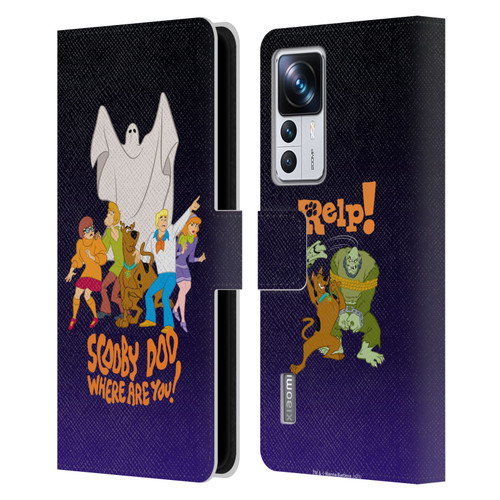 Scooby-Doo Mystery Inc. Where Are You? Leather Book Wallet Case Cover For Xiaomi 12T Pro